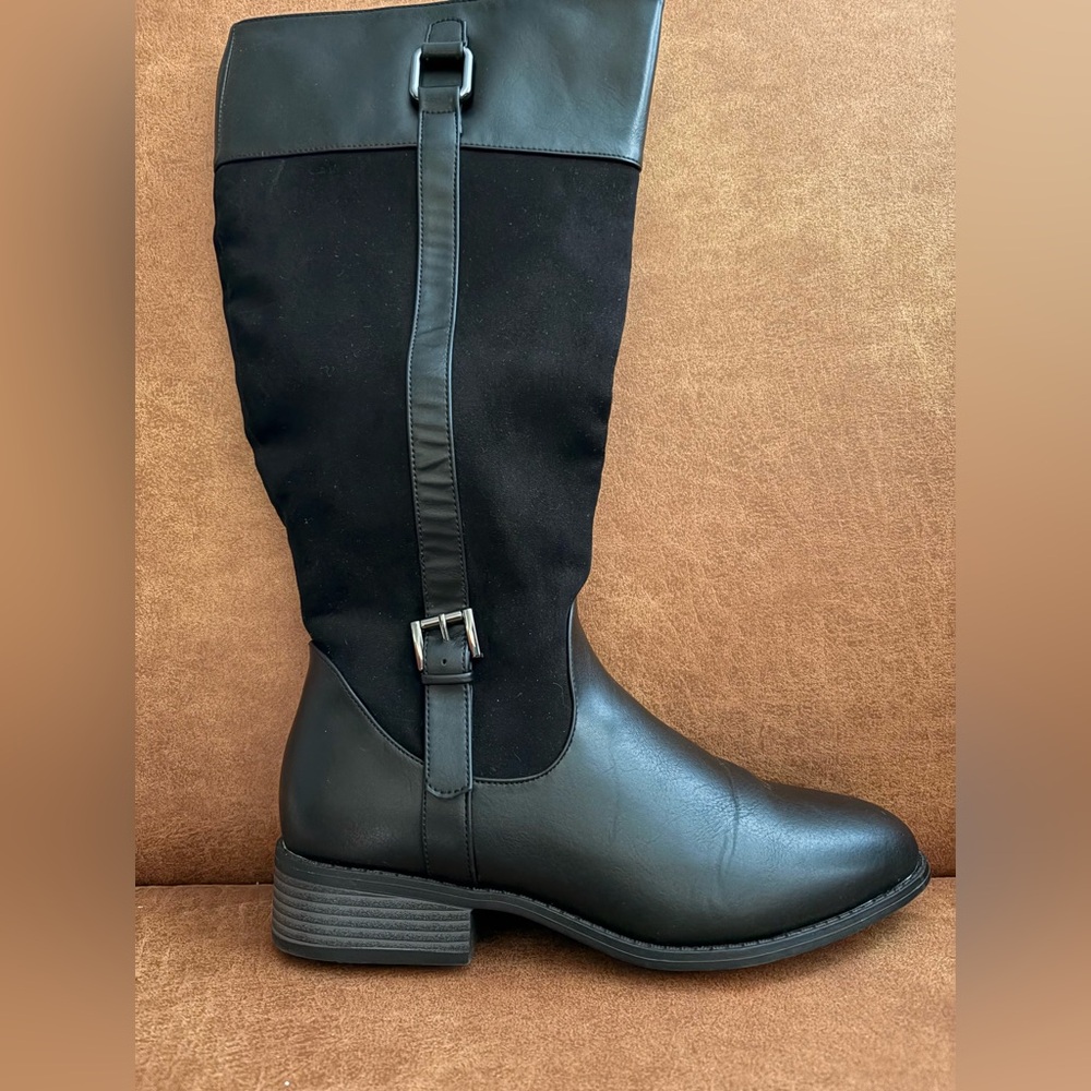 London Fog Women’s Hanover Boots. Sz 8.5 Black.  Worn Once!!
